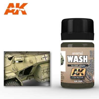 AK INTERACTIVE 066 ENAMEL WASH - AFRICA CORPS WASH 35ml