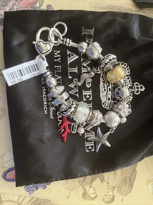 My Flat In London Jan Haedrich Bracelet Silver Deep Ocean Fish/Plants