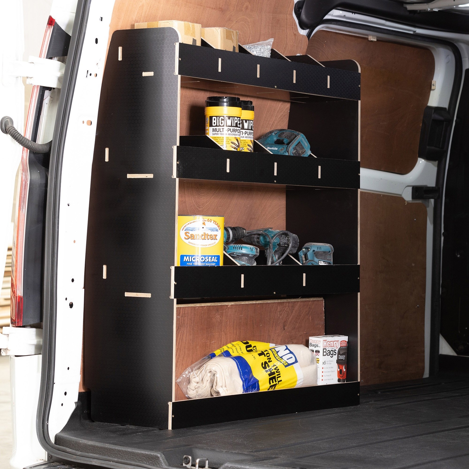 Toyota Proace L3 LWB 2016+ Passenger Side HEXABOARD Van Racking Shelving System