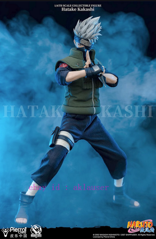 RocketToys Roc-004 1/6 Hatake Kakashi Action Figure Toy Model In Stock