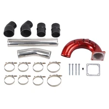 Intercooler Pipe & Air Intake Elbow Tube Kit For 98-02 Dodge Ram 5.9L Cummins
