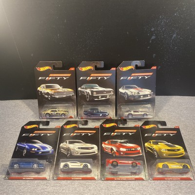 2016 Hotwheels Camaro Fifty Set (Missing 3/8 Out Of Set) New In Package 