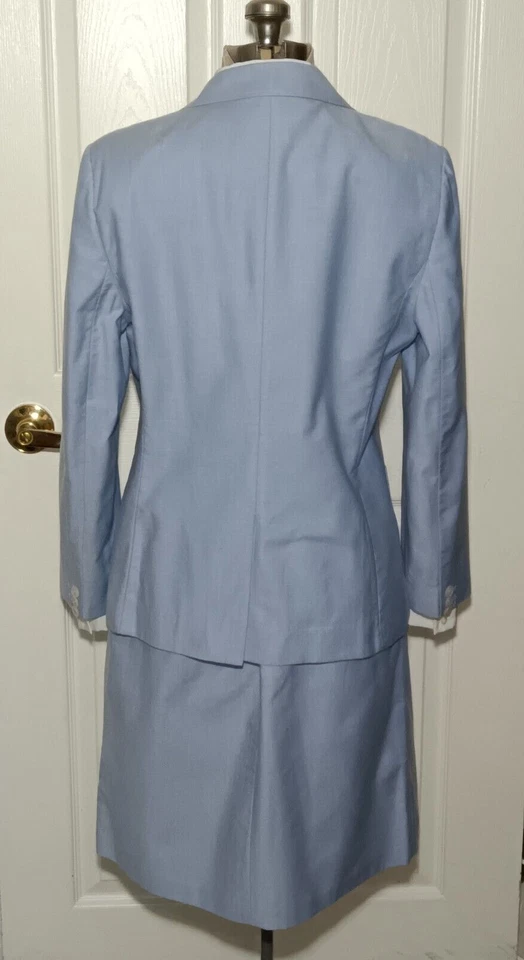 Костюм блейзер Brooks Brothers 346 2 шт. 12 коробок плиссированная юбка 8 с подкладкой Cupro женский - Изображение 4 из 4