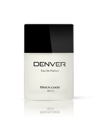 DENVER Black Code Perfume 60ML Eau de Parfum For Men Long Lasting