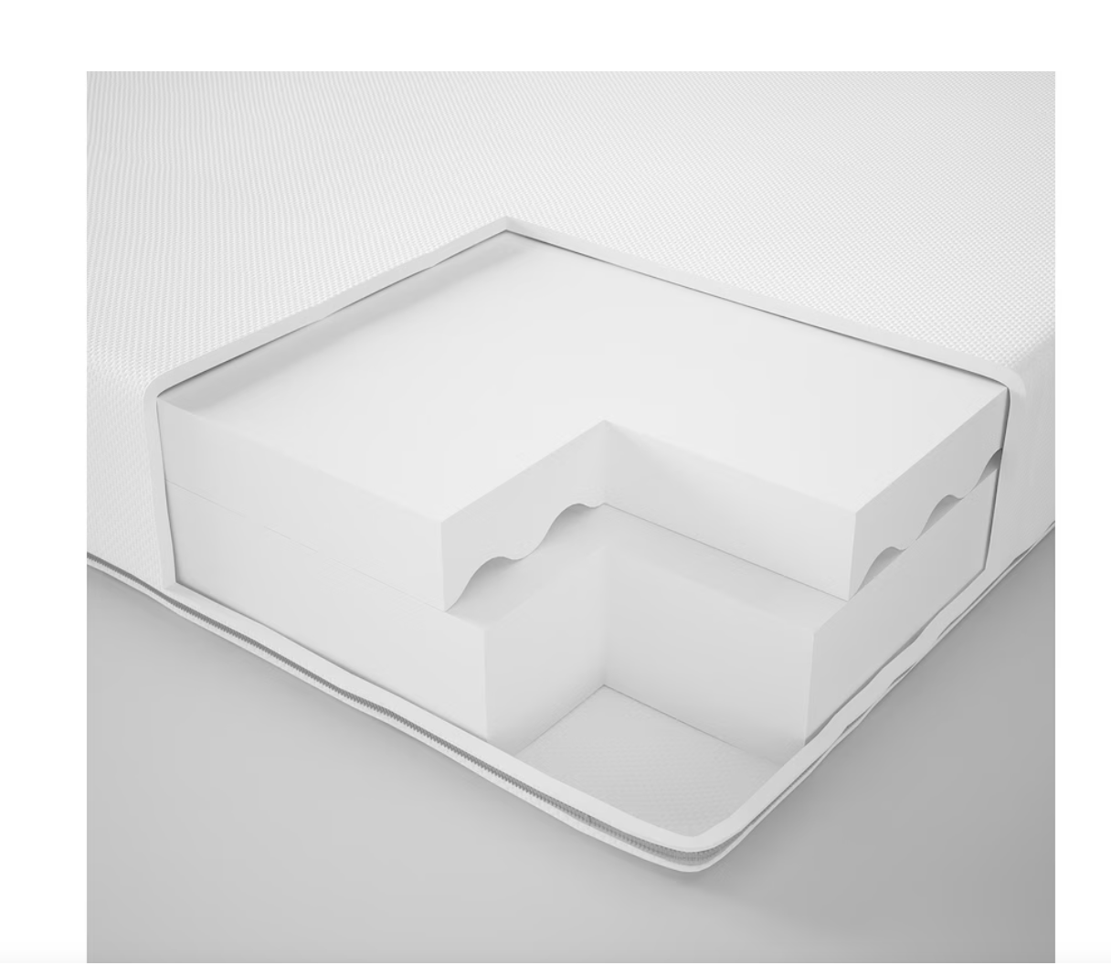 IKEA Mattress MEISTERVIK QUEEN Foam firm/white Thickness 4 3/4 " eBay