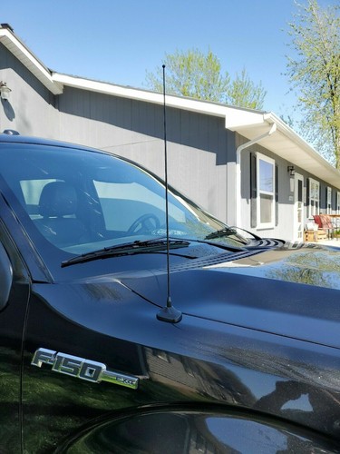 21" Black Stainless Antenna Mast Power Radio AM/FM for FORD F-150 2009-2025 New - Picture 19 of 24