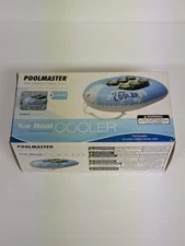 New Poolmaster Refreshment and Beverage Floating Cooler Ice Boat Blue New In Box