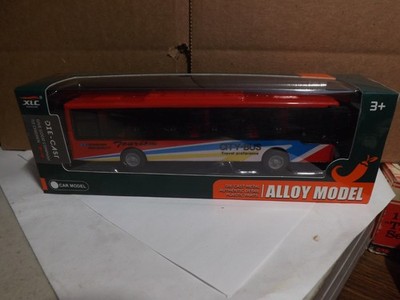 Alloy Model XLC Xiaola High Quality Tourism City Bus 6 Inches Long