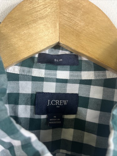 Camisa J.Crew Para Hombre Calce Ajustado Guinga Abotonada Talla M - Imagen 2 de 6