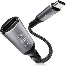 USB C Extension Cable - 10Gbps Data Transfer, 100W Fast Charging, 4K Video Suppo