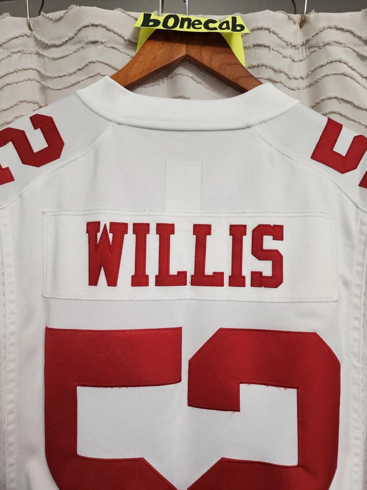 San Francisco 49ers Large Jersey Patrick Willis Stitch Authentic Nike Vintage 52 - Image 3 of 4