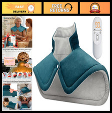 Weighted Heating Pad for Neck  Shoulders, Electric Heated Wrap for Pain Relief,