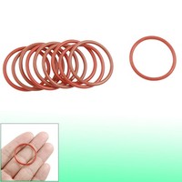 10Stk Dichtungsring O-Ring Gummi Dichtung ÖLdichtung 28Mm X 24Mm X 2Mm Rot