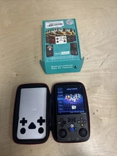 Used R36Max Handheld Game Console GBA Arcade Portable Game Machine (Black)