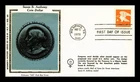 DR JIM STAMPS US COVER EAGLE A RATE FDC SUSAN B ANTHONY COLORANO SILK CACHET