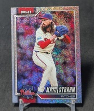 Matt Strahm Sandglitter Foil 2026 Topps Series 1 Card #298 Philadelphia Phillies