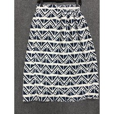 Towel Wrap Geometric Tribal Terry Cloth Navy Blue White Bath Beach Spa