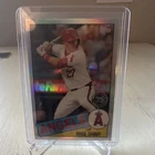 Topps 2020 Chrome Mike Trout Angels 35th Anniversary Baseball Card #1