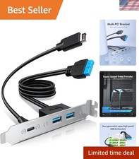 20Gbps .2 Gen2x2 USB-C Front Panel Adapter, Motherboard Header Extension Cabl...