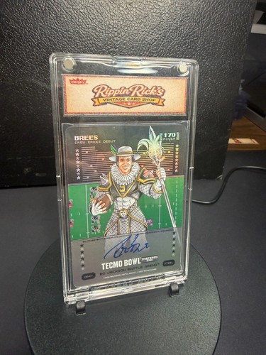 2026 Bo Jackson Battle Arena Tecmo Bowl Brees Drew Brees Autograph!!!!!!