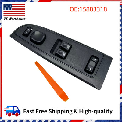 15883318 Driver LF Side Power Window Switch for Chevrolet Silverado GMC 10398563