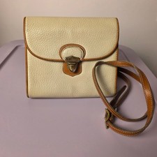 Vintage Dooney  Bourke AWL Crossbody Bag Cream Tan  Rehab Project