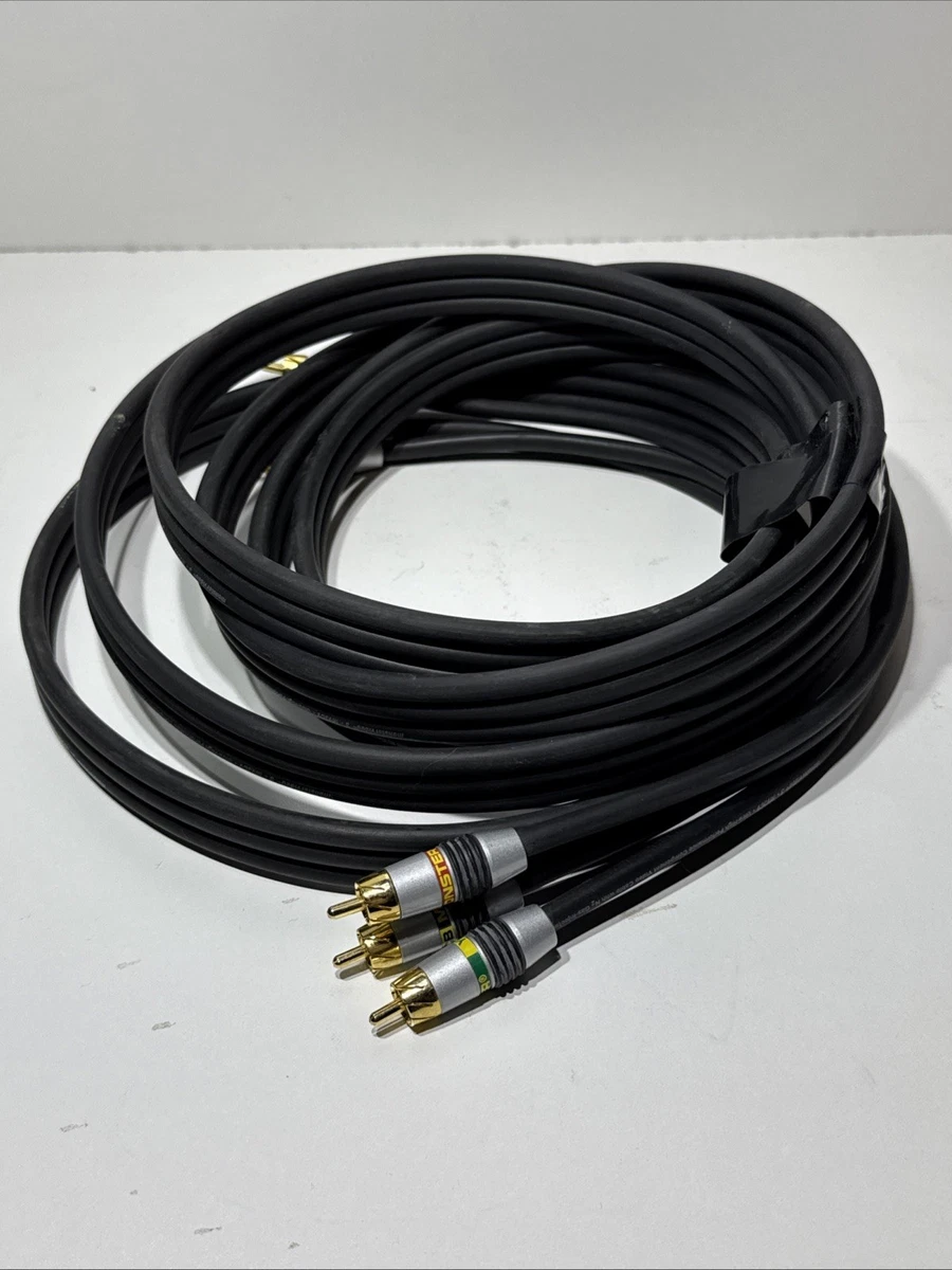 Monster Cable 4ch 5m、 2ch 4m RCAケーブル 合計 6ch 分