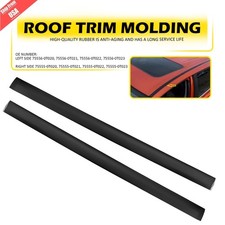 Roof Drip Molding Lh Rh Roof Drip Side Finish Molding For 09-16 Toyota Venza Roof Drip Molding Lh Rh Roof Drip Side Finish Molding For 09-16 Toyota Venza