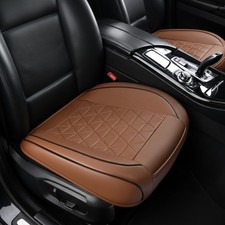 Universal Fit Luxury Leather Seat Cover For Cars - Easy To Install Coffee Color Universal Fit Luxury Leather Seat Cover For Cars - Easy To Install Coffee Color