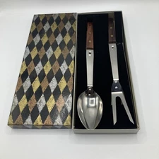 Vernco Stainless Steel Serving Set Spoon Fork Hanging MCM