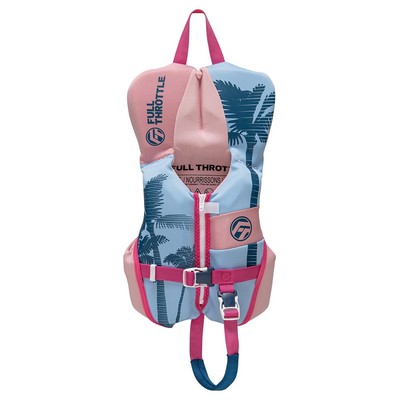 Full Throttle Infant Rapid Dry Flex-Back Life Jacket Pink #142200-105-000-25