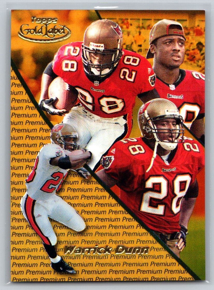 2000 Topps Gold Label #46 Warrick Dunn Premium #/1000