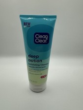 Clean  Clear Deep Action Exfoliating Facial Cleanser, Scrub  Face Wash,7 Fl Oz