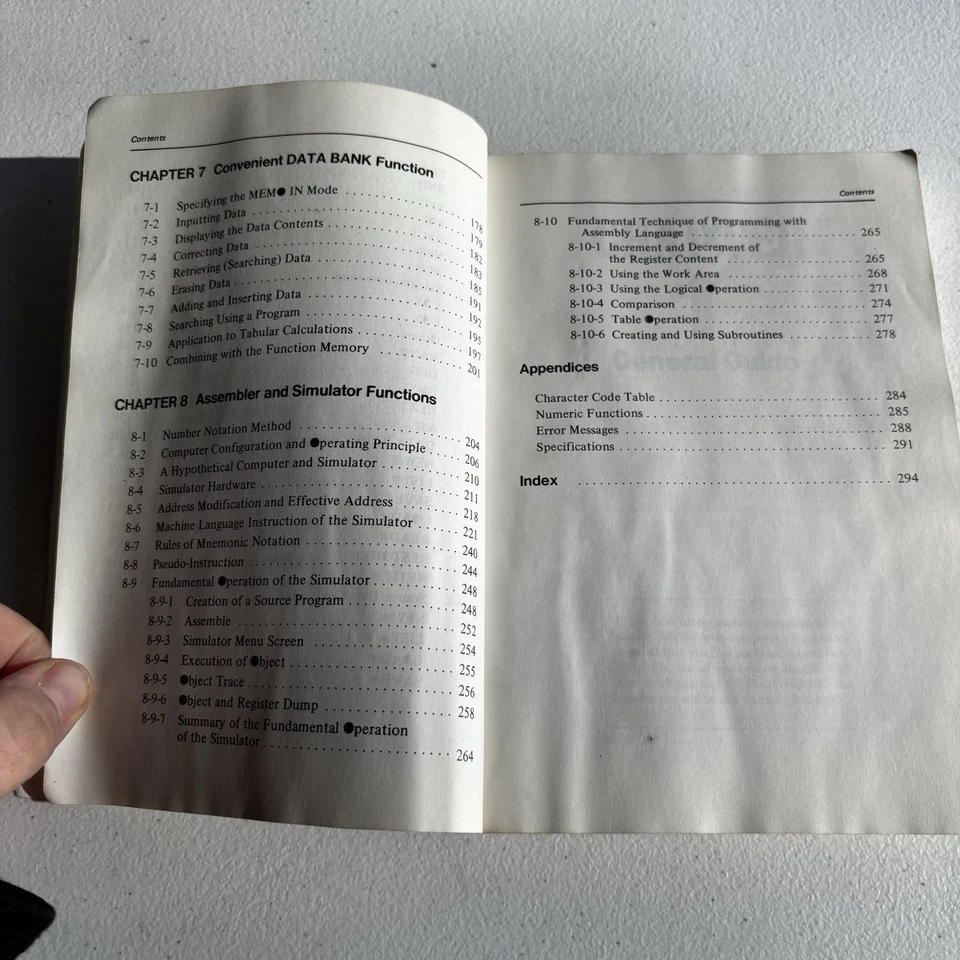 Tandy PC-6 Pocket Scientific Computer Operation Manual Only Paperback | USED - Image 2 of 4