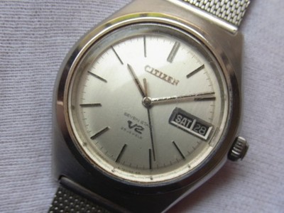 CITIZEN SEVEN STAR V2 AUTOMATIC 4-720181 TA 25 JEWEL MENS RUNNING PLEASE READ!