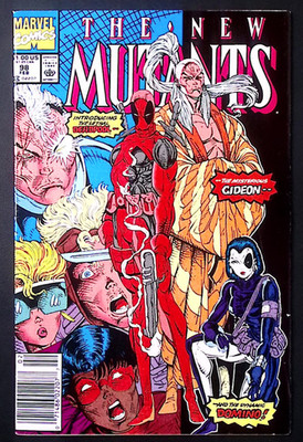 New Mutants #98   1st Appearance of Deadpool   Newsstand   Estimated VF