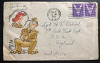 1943 Poughkeepsie NY USA Censored Patriotic Cover To RCA England — photo 1