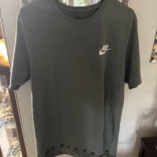 Nike Air Men's Athletic Short Sleeve Color Blocked Logo Gym Graphic T-Shirt L