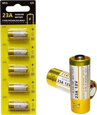23A 12 Volt Battery 12V Alkaline Battery 5 Count,23A 12v Battery for Remote