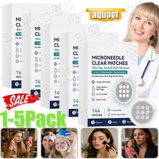 Curalona Microneedle Patches 144pcs, Skin Tag Wart Acne Remover Patches 1-5Box