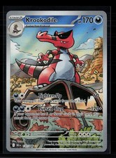 2025 Pokemon Scarlet & Violet Black Bolt Krookodile Secret Rare #137/86 on eBay