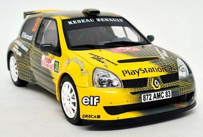 Otto 1/18 - Renault Clio Super 1600 2004 Rallye Monte Carlo Resin Scale Modellauto