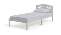 Mia Single Bed Frame - White