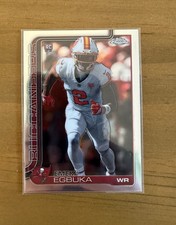 2025 Topps Chrome NFL Emeka Egbuka Rookie Tampa Bay Buccaneers RC #312