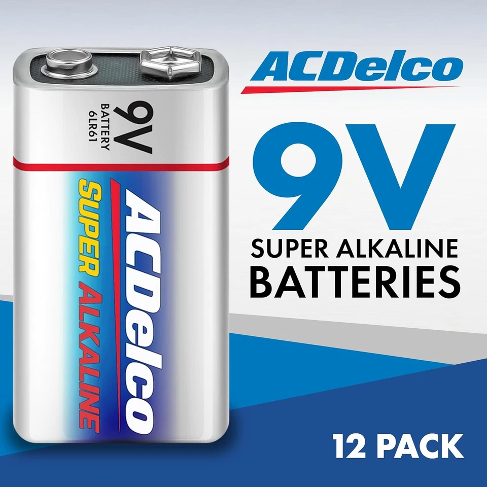 ACDelco 12-Count 9 Volt Batteries, Maximum Power Super 9  - Image 2 of 4