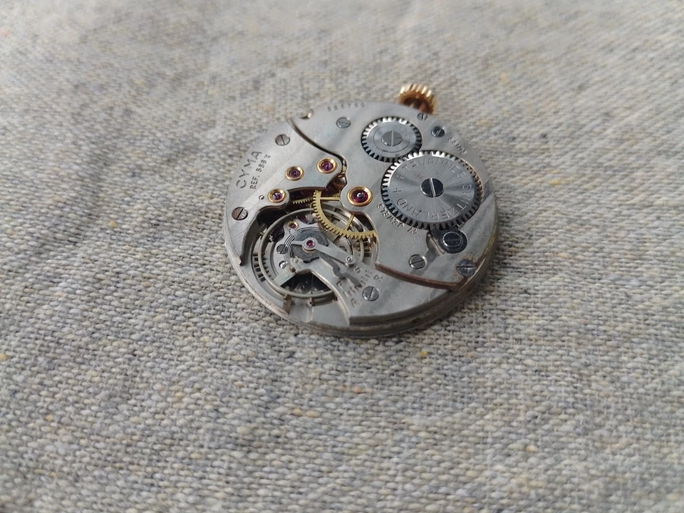 CYMA REF.586K MOVEMENT WITH DIAL, HANDS AND CROWN - Image 3 of 4