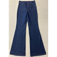 Vintage 1970s Wrangler Bell Bottom Denim Jeans Size 29 Made in USA Talon Zipper