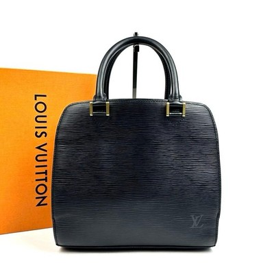Louis Vuitton Vintage Epi Pont Neuf Tote Bag Unisex Leather Black Excellent