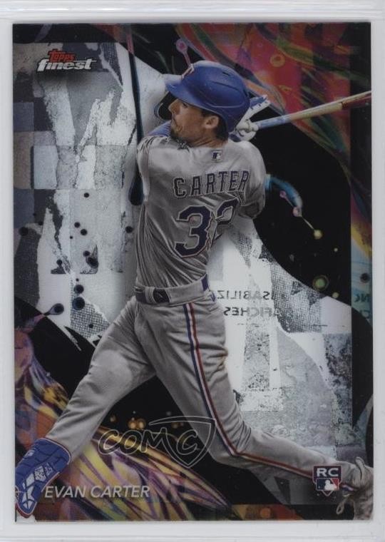 2024 Topps Finest Uncommon Evan Carter #107 Rookie RC