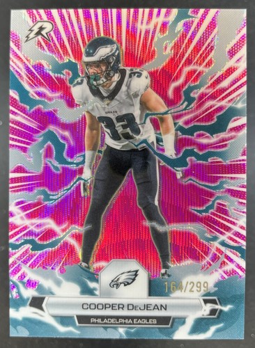 2025 Topps Resurgence Cooper DeJean Magenta Surge Refractor /299 Eagles #82